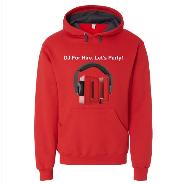 You are a walking billboard. Let people know that you are a DJ and available for hire. with this DJ Hoodie