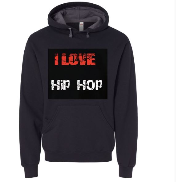 Hoodie for HIP HOP lovers. Check out the matching tshirt and back pack.